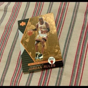 Michael Jordan Upper Deck 1986 Chicago Bulls Card